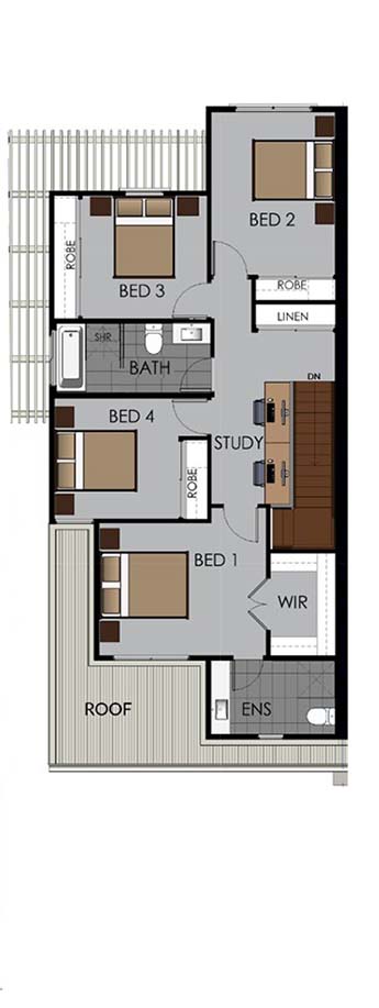 Terrace 25- G1 - 4bed - firstfloor