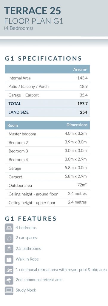 Terrace 25- G1 - 4bed - specs2